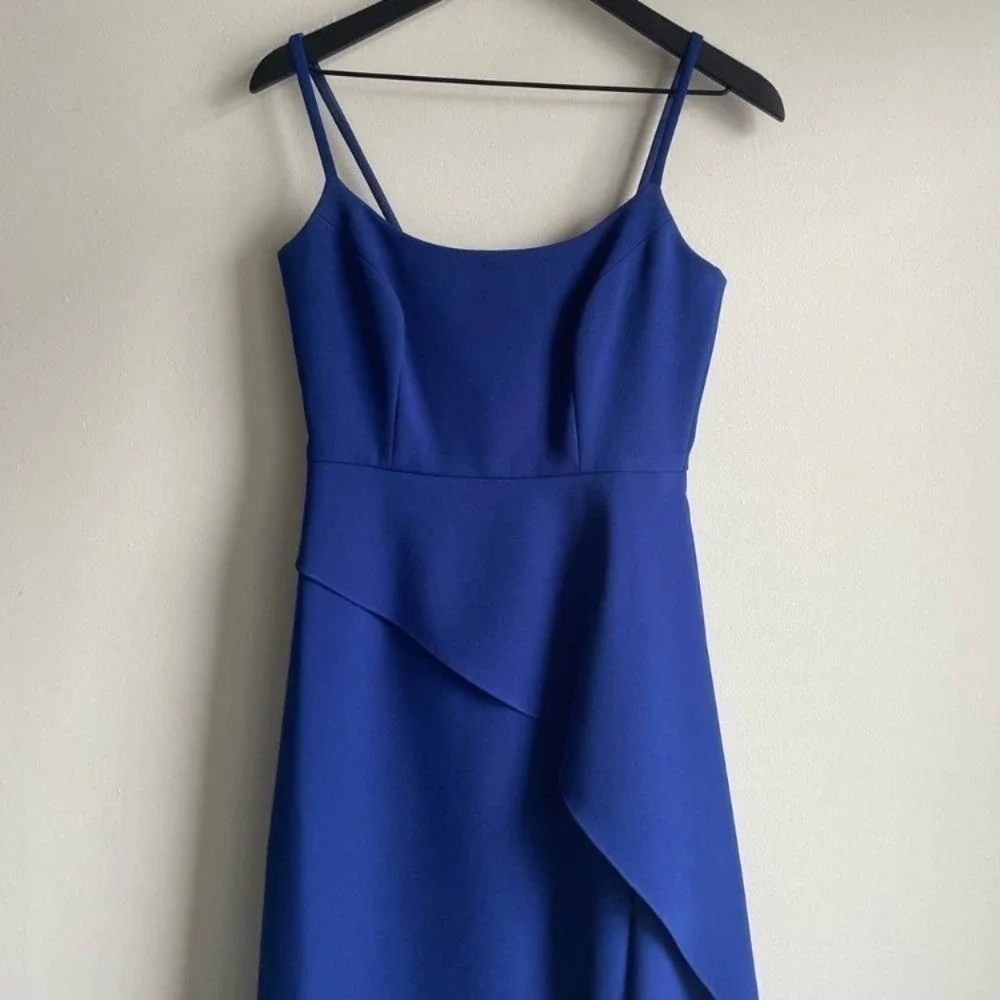 BCBGMaxazria Steluth Maxi Dress‎ Royal Blue size 2 strap's cocktail prom - Picture 3 of 12